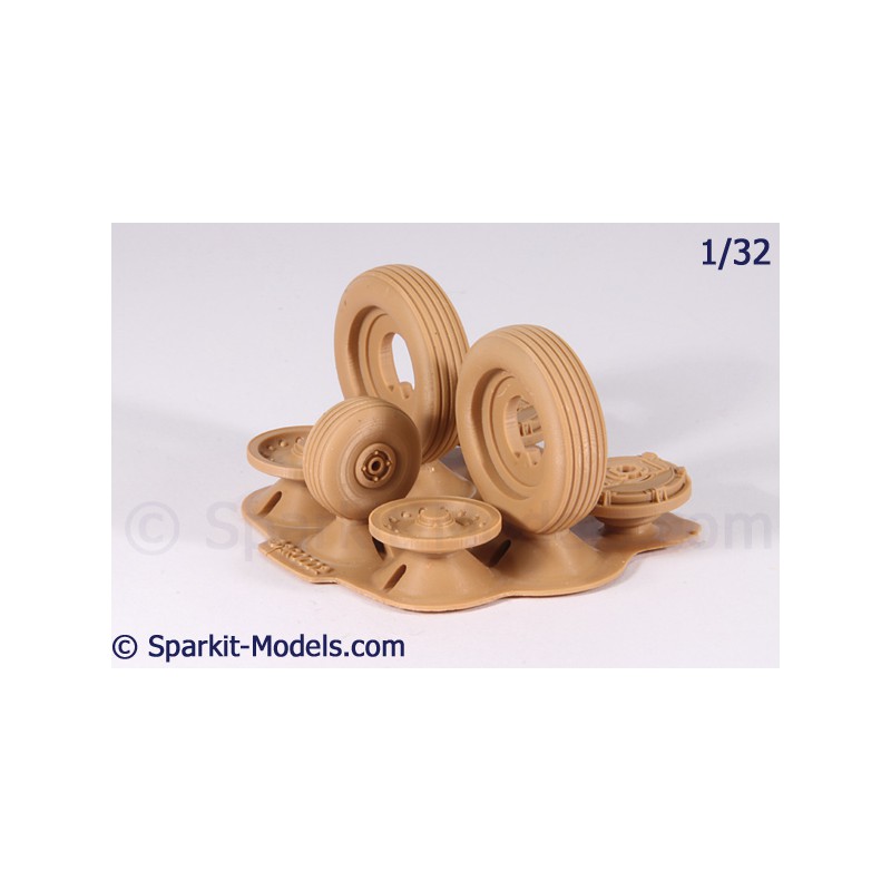 Roues Mirage IIID/E/S, V et 50 - 1/32 Roues Mirage IIID/E/S, V et 50 - 1/32
