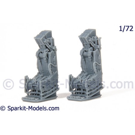 Rafale B - Mk.F16F Ejection Seats (Lowered Harness) 2Pcs- 1/72