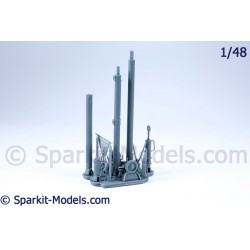 Mirage IV - Barre de Remorquage - 1/48